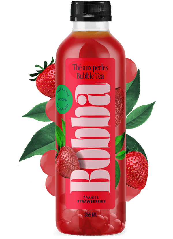 Bouteille fraise hover